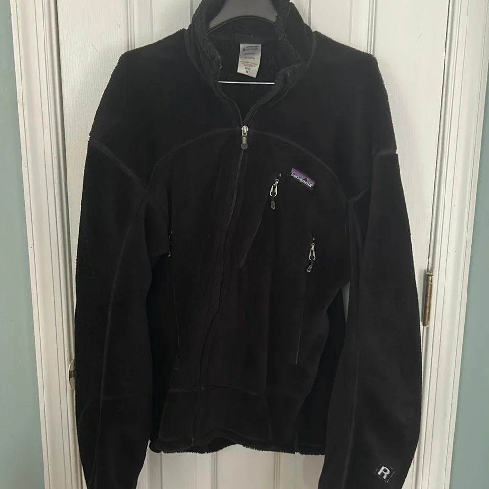 PATAGONIA R4 Jacket Black 2009 Fleece Polyester 36101F9 Mens Medium retro x - Picture 1 of 4